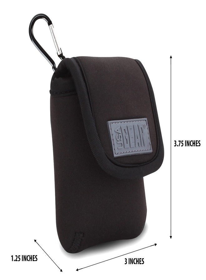 USA Gear Glucose Monitor Case Fits One Touch Verio Meter, Accu-Chek Guid, Metene TD-4116, Lancets, Blood Sugar Test Strips - Blood Sugar Glucometer Pouch with Belt Loop, Carabiner (Pouch Only) - Image 4